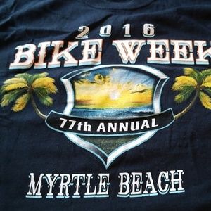 Men's Large 2016 Myrtle Beach Bike Week t-shirt
